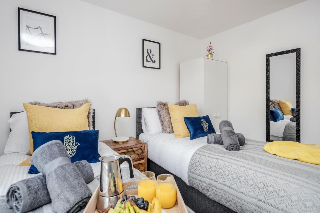 Stunning 2-Bed Apt - Free Parking - Camden - Central - Zoo - Shop - Events Londra Exterior foto